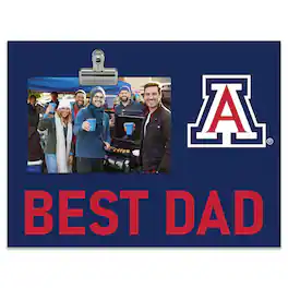 Fan Creations - Arizona Wildcats 8" x 10.5" Briteline Best Dad Clip Frame - Multicolor