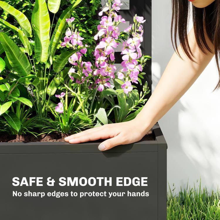 SAFE & SMOOTH EDGE  
No sharp edges to protect your hands