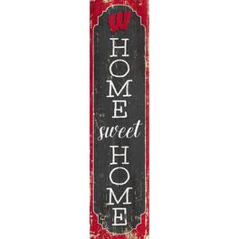 Fan Creations - Wisconsin Badgers 24" Home Sweet Home Leaner Sign - Multicolor