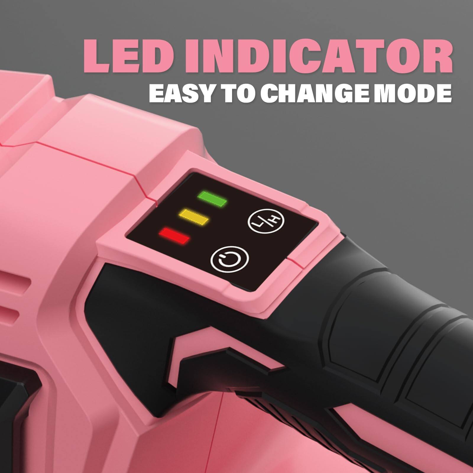 LED INDICATOR  
EASY TO CHANGE MODE