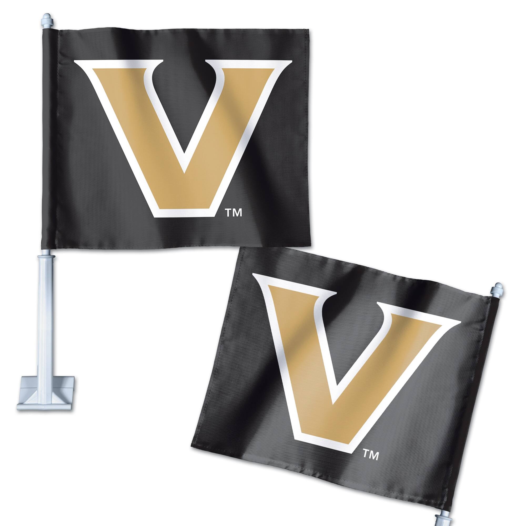 Alt View 2. WinCraft - Vanderbilt Commodores Double-Sided Car Flag - Multicolor.