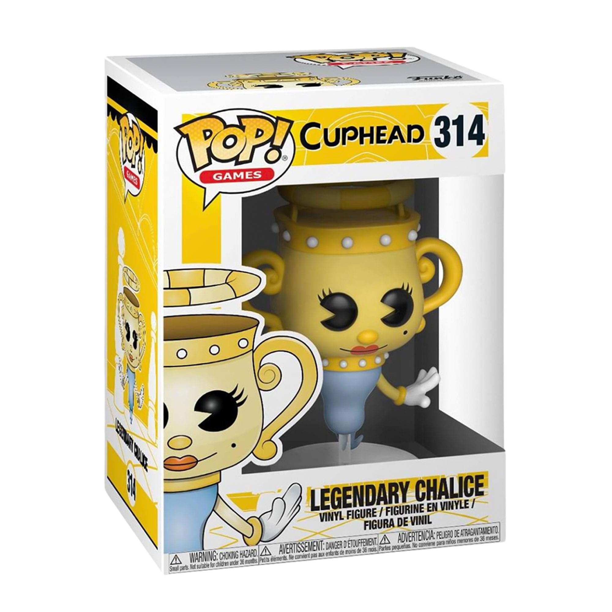 **POP! GAMES**

**CUPHEAD 314**

**LEGENDARY CHALICE**

**VINYL FIGURE / FIGURINE EN VINYLE / FIGURA DE VINIL**

**WARNING: CHOKING HAZARD - Small parts. Not for children under 3 years.**

**AVERTISSEMENT: PELIGRO DE ATRAGANAMIENTO - Piezas pequeñas. No es para niños menores de 3 años.**

**ADVERTENCIA: PEQUEÑAS PARTES - Peligro de atragantamiento. No es para niños menores de 3 años.**
