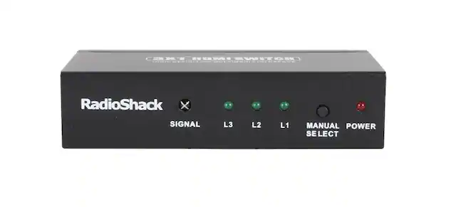 RadioShack
SIGNAL L3 L2 L1
MANUAL POWER SELECT