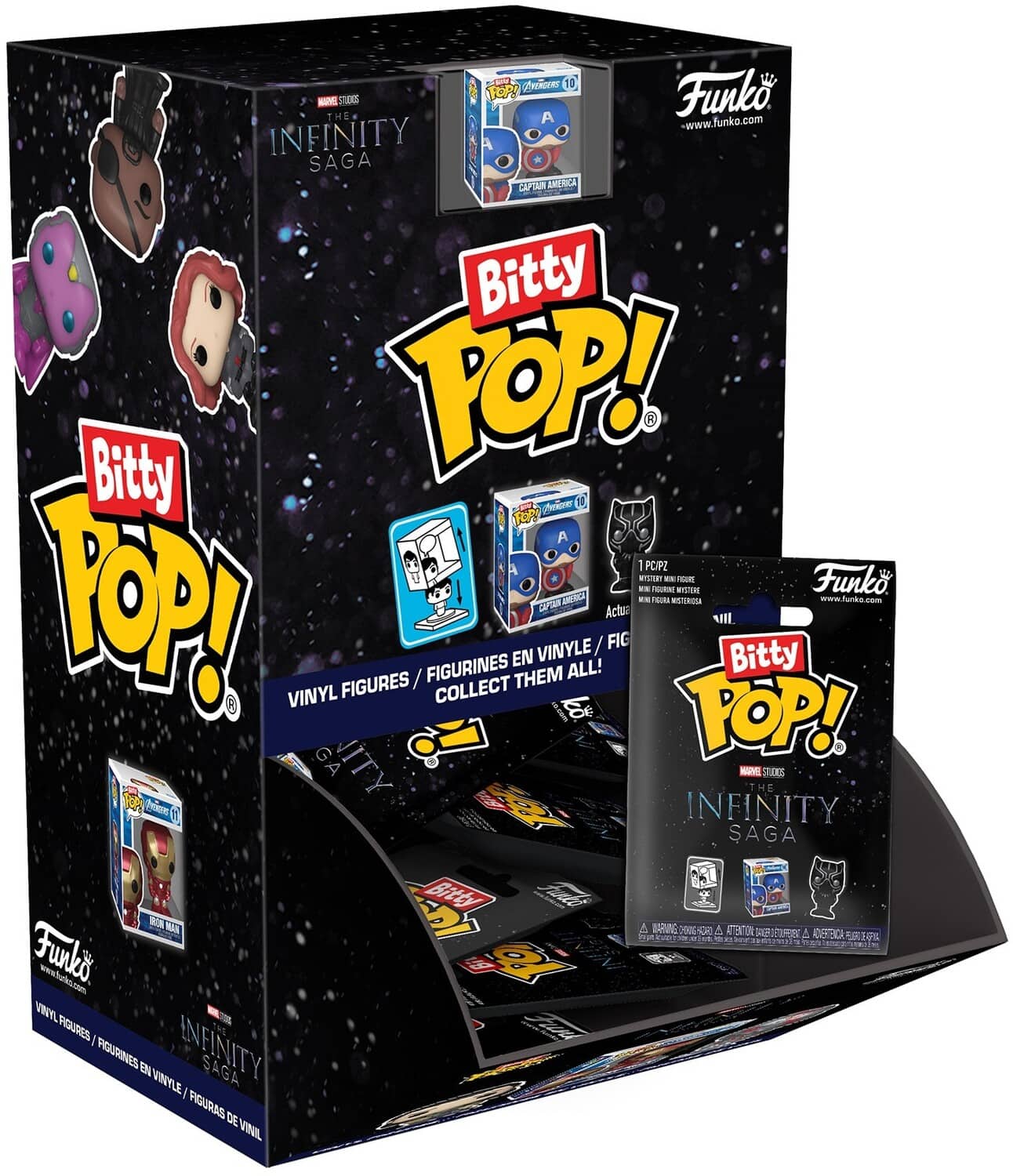 FUNKO Bitty POP! Singles: Marvel (One Random Bitty POP! Per Transaction) - COLLECTABLES - Multicolor