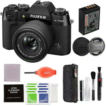 FUJIFILM FUJINON ASPHERICAL LENS 052 PZ SUPER OIS 1:3.5-5.6 EBC XC 15-45mm X-T50 MC 5 I FAR 1 6.7Wh
FUJIFILM Ts Ae AT S.4 CC -15001
MUINTU
LEWA W P A NO - BaLS
min T. BAT M
24M4 m.1800mah
D-W1260 TEWY MA LSTES AOEN HREHM
FUJIFILM PIXEL LENS CLEANING PAPER
Cleaning Wipe WET
Cleaning Wipe DRY