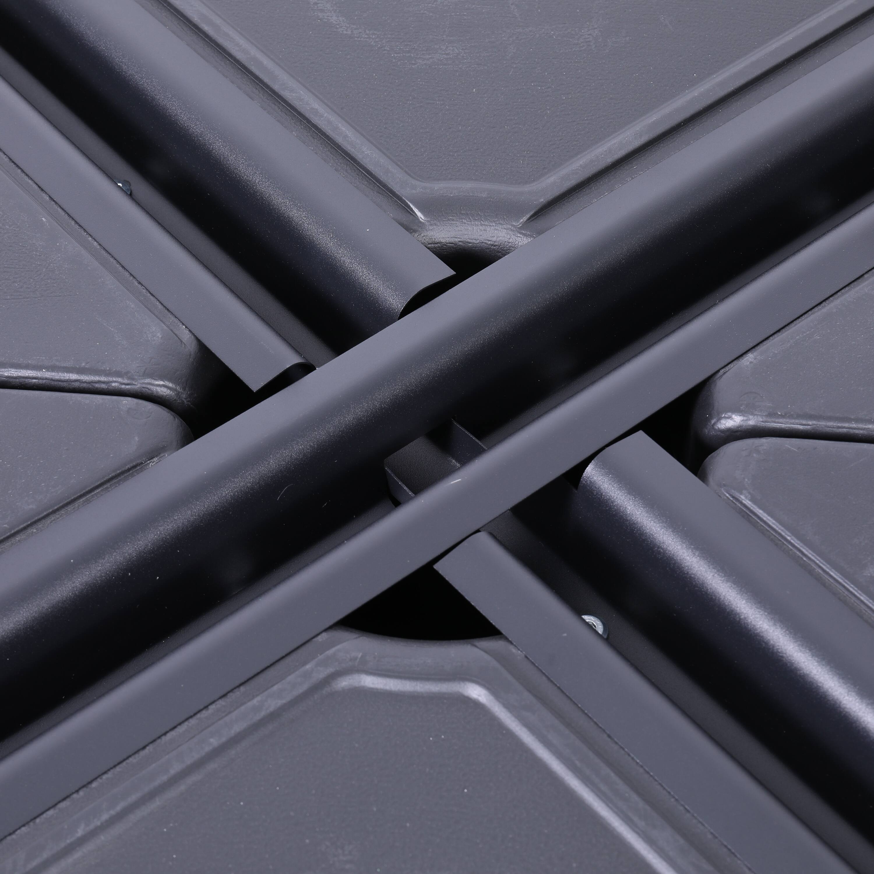 Alt View 10. Emma + Oliver - Durable Water and Weather-Resistant Universal Offset Umbrella Base - Black.