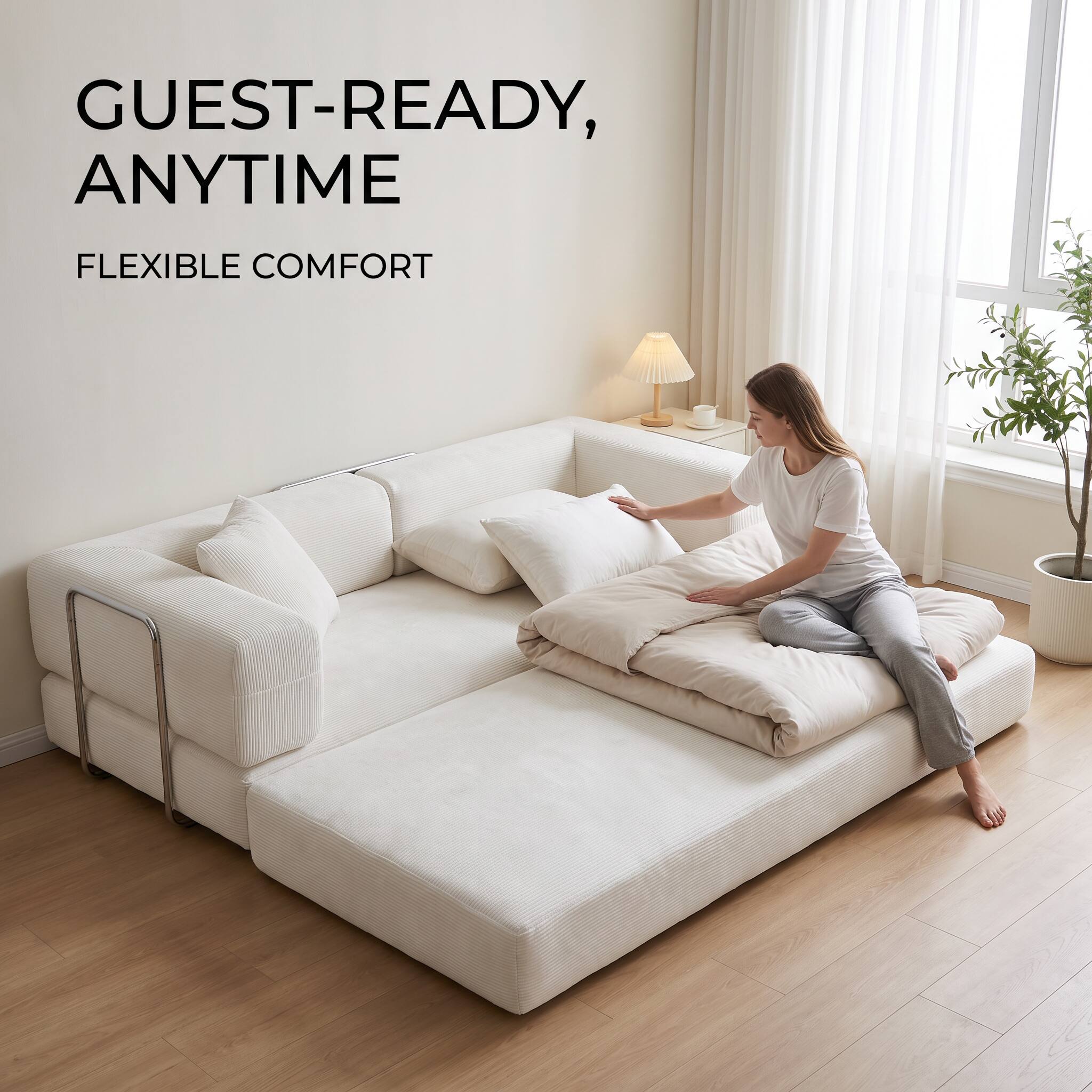 GUEST-READY, ANYTIME  
FLEXIBLE COMFORT
