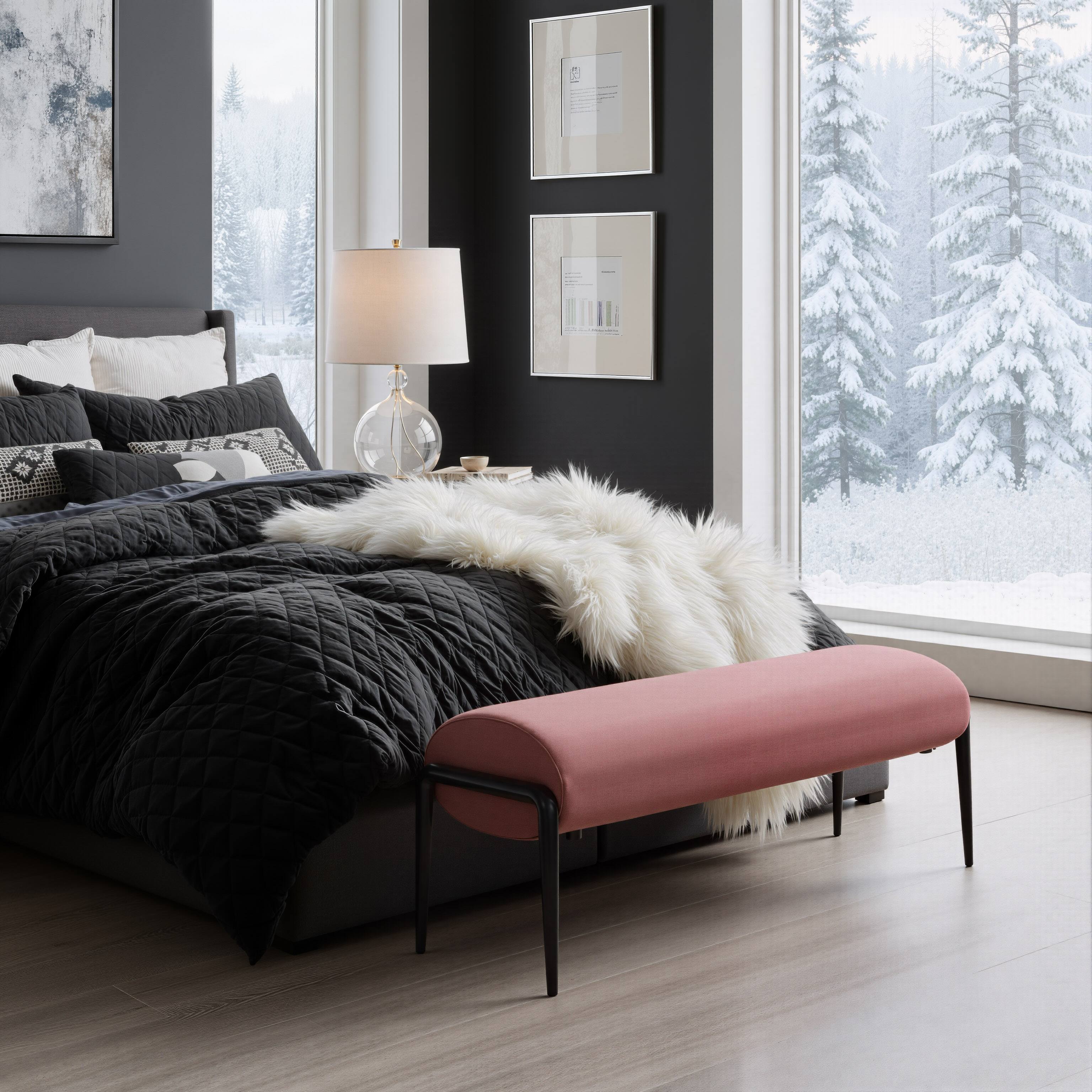 Angle. Hivvago - Glatt Bench Brown - Brown.