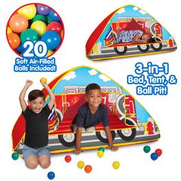 Little Tikes - Fire Truck 3-in-1 Bed, Tent, & Ball Pit