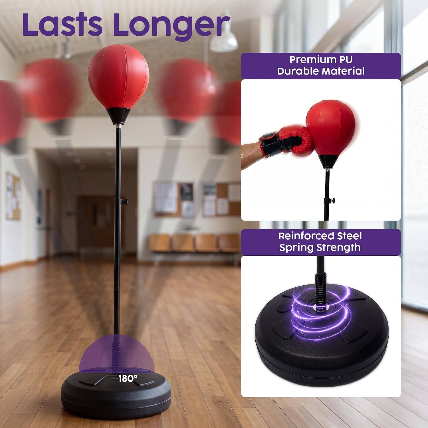 Lasts Longer

Premium PU Durable Material

Reinforced Steel Spring Strength