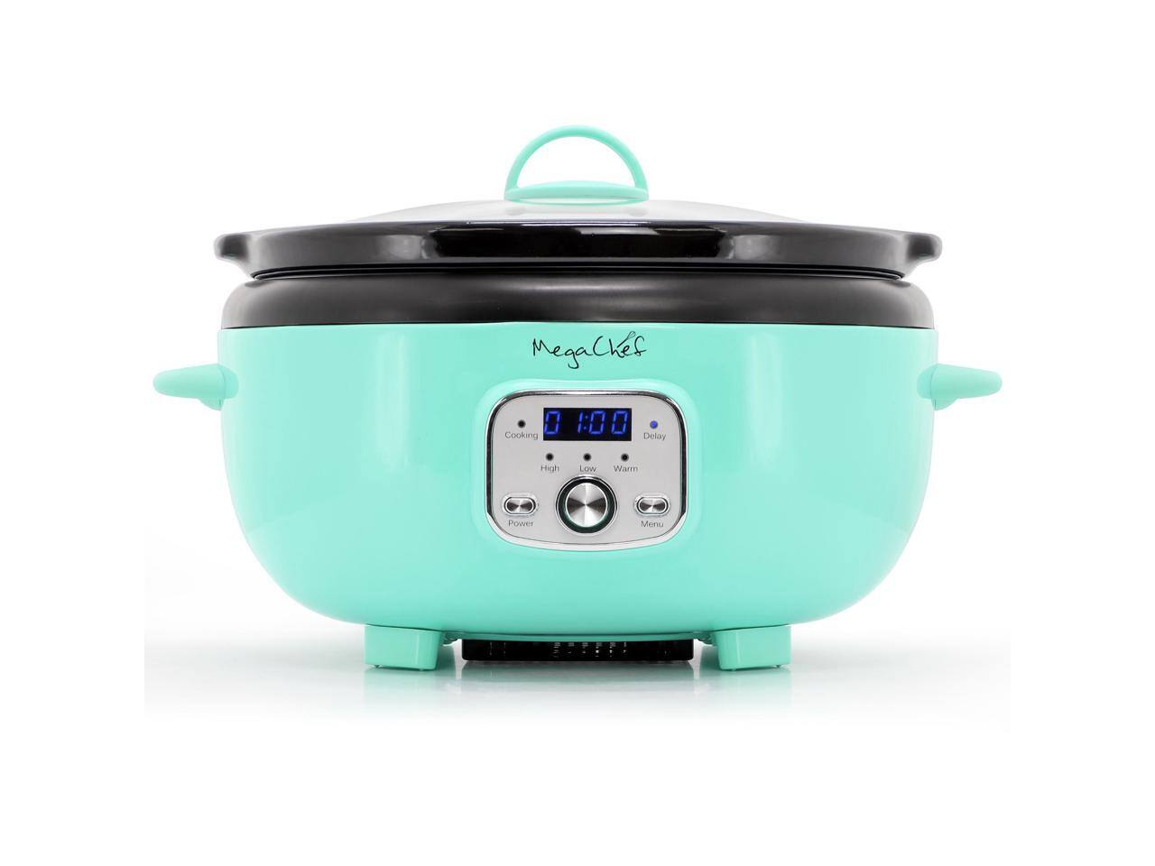 MegaChef Cooking Delay High Low Warm Power Menu