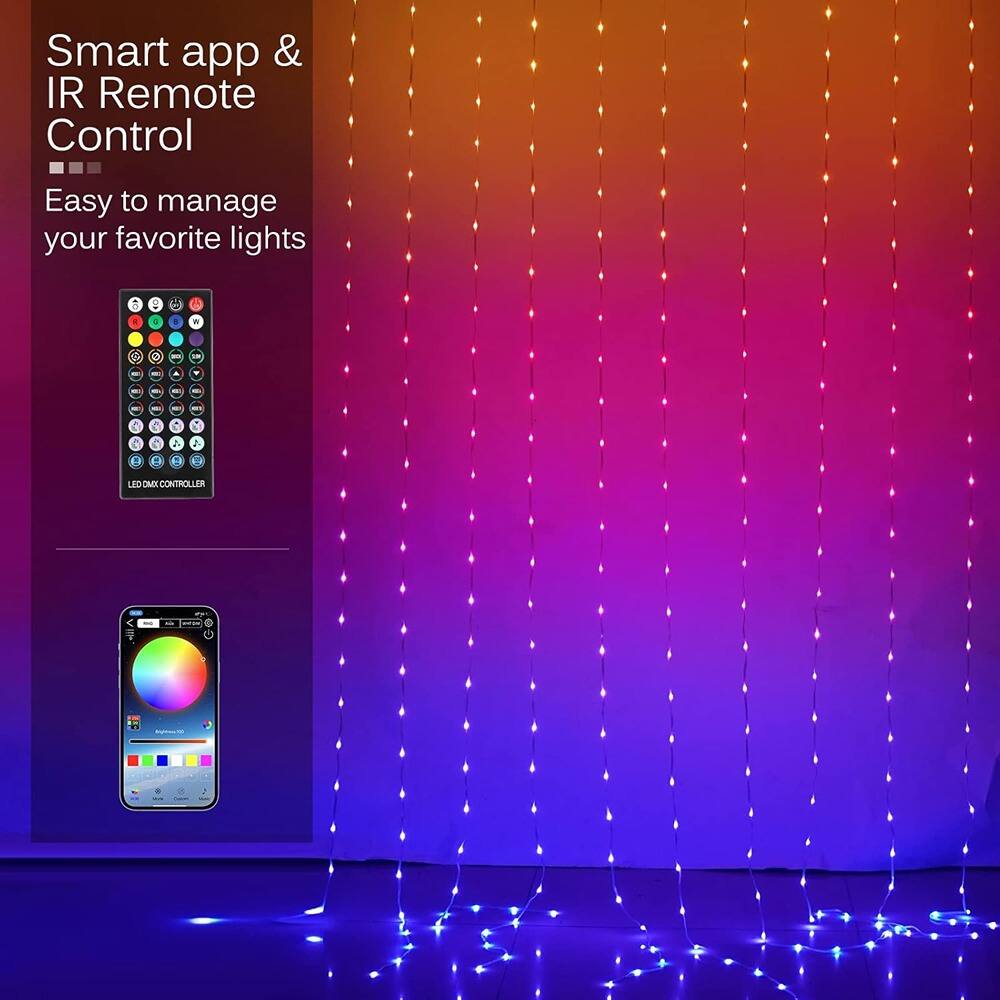 Smart app & IR Remote Control  
Easy to manage your favorite lights  

LED DMX CONTROLLER