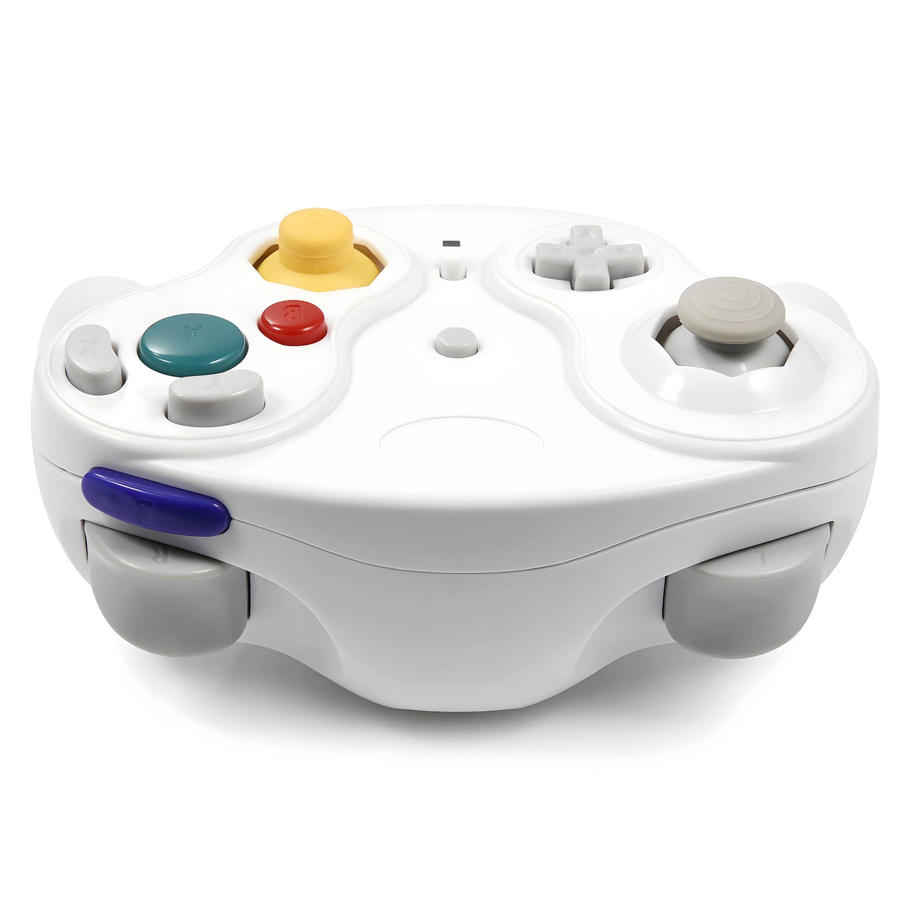 Alt View 1. Kitcheniva - Wireless Game Controller With Adapter For Nintendo Game Cube - White.