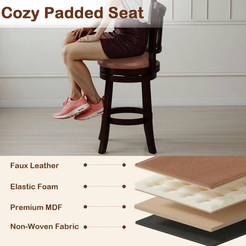 Cozy Padded Seat

Faux Leather
Elastic Foam
Premium MDF
Non-Woven Fabric