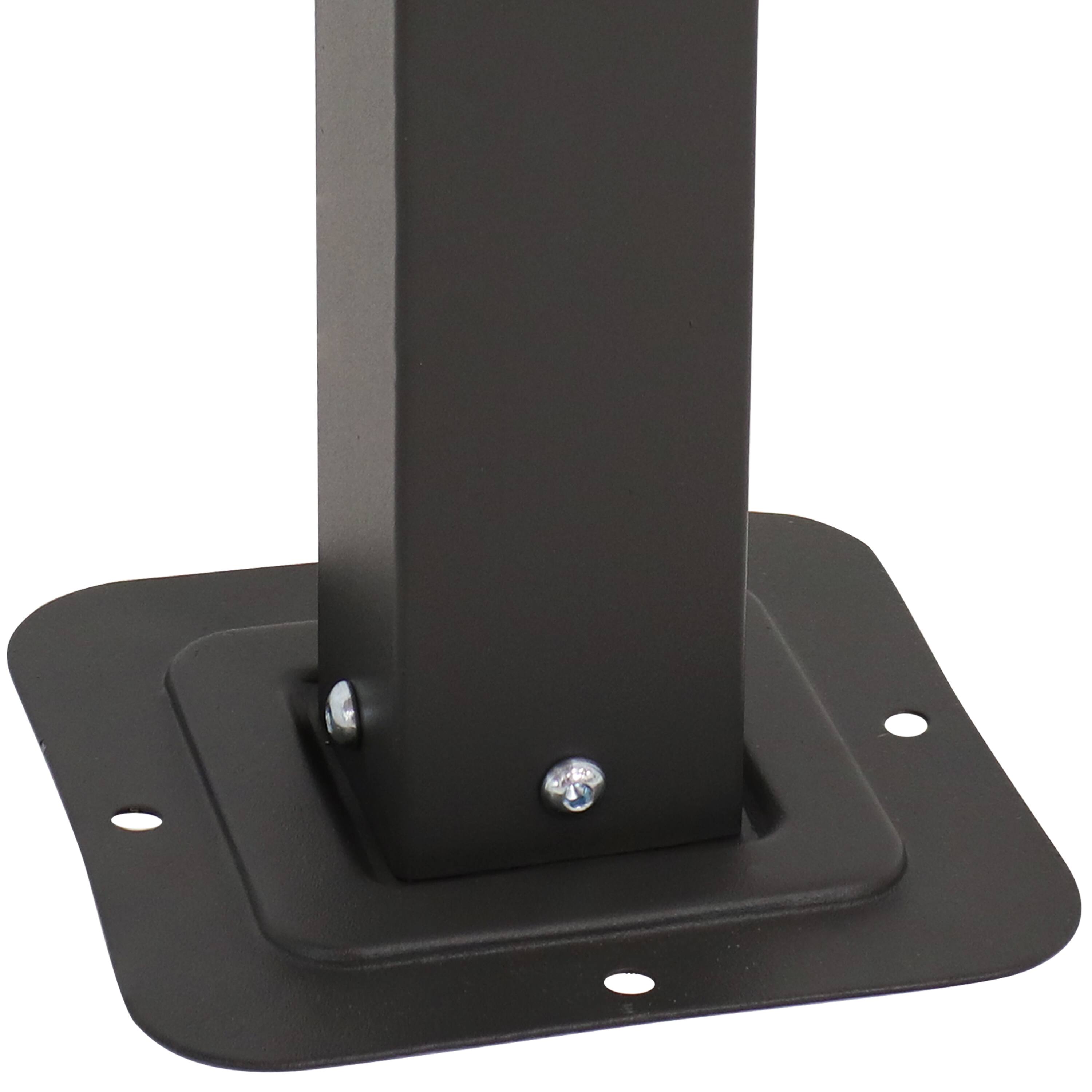 Alt View 8. Sunnydaze - 9 ft x 12 ft Metal Arched Pergola with Retractable Canopy - Gray.