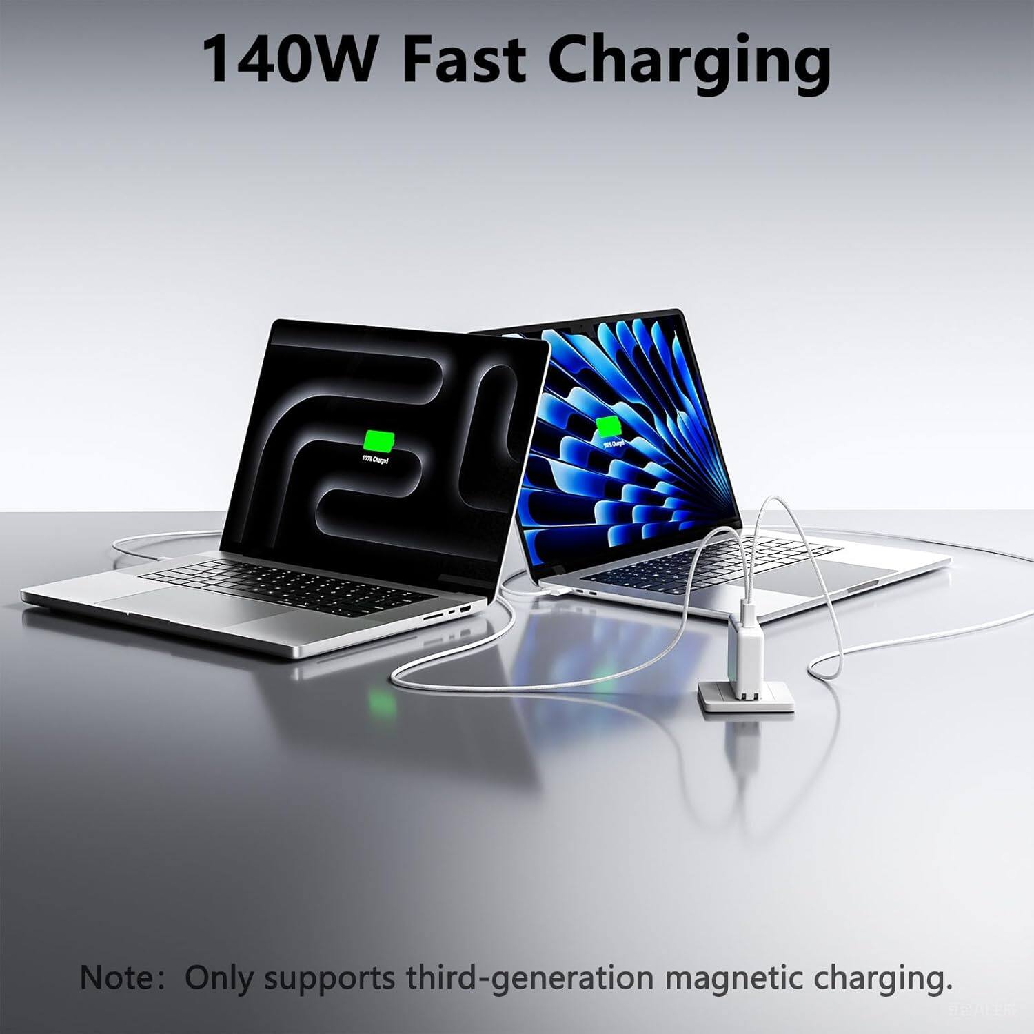 140W Fast Charging

Note: Only supports third-generation magnetic charging.