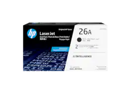 HP - 26A 2-pack Original LaserJet Toner Cartridges, CF226AD - Black