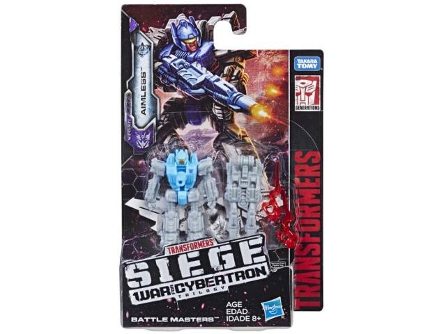 TAKARA TOMY AIMLESS GENERATIONS WFC-817 SIEGE WAR CYBERTRON TRILOGY TRANSFORMERS AGE BATTLE MASTERS EDAD 8+