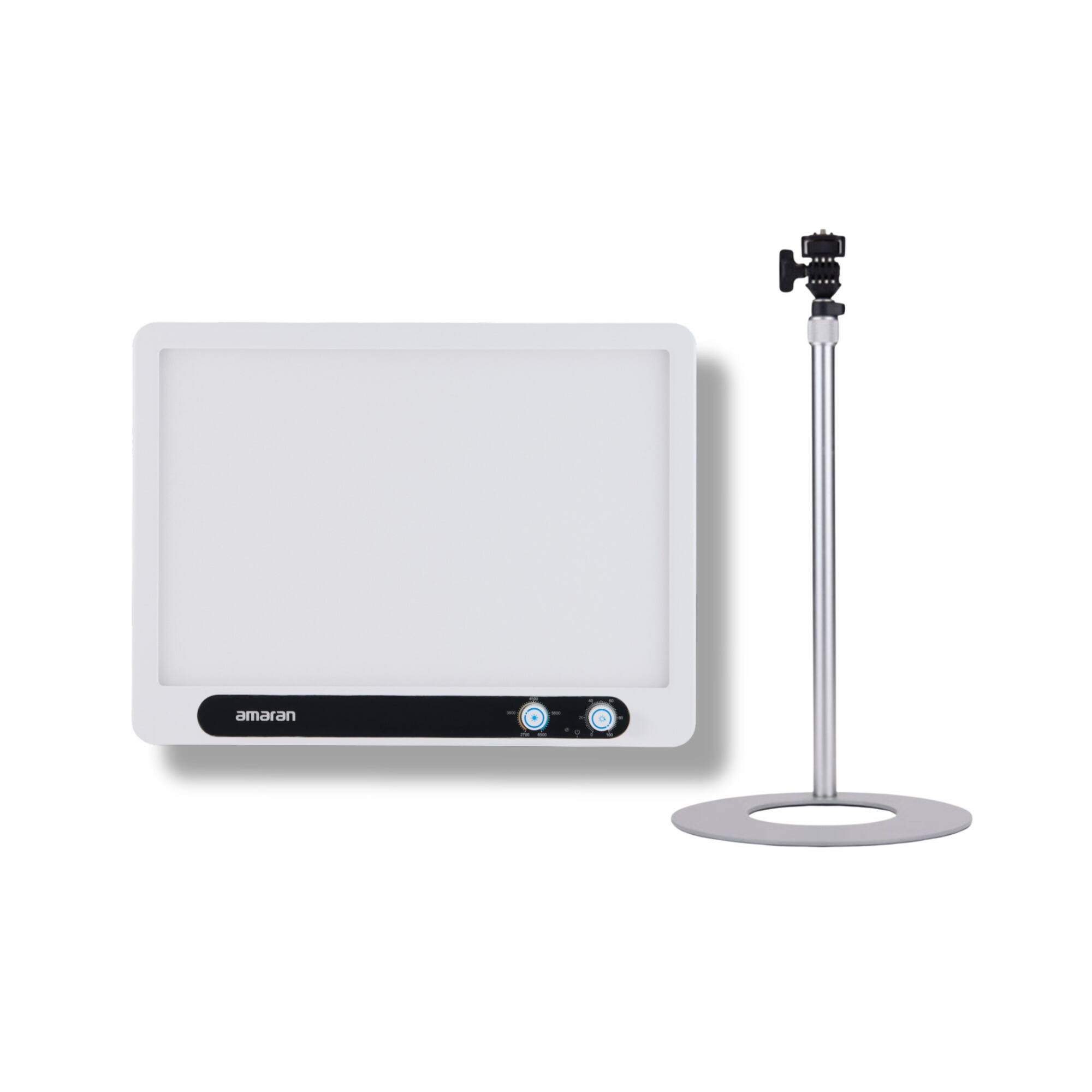 Front. Amaran - Amaran Verge Edge-Lit Flicker-Free Eye-Safe LED Panel Light (White, US) Bundle.