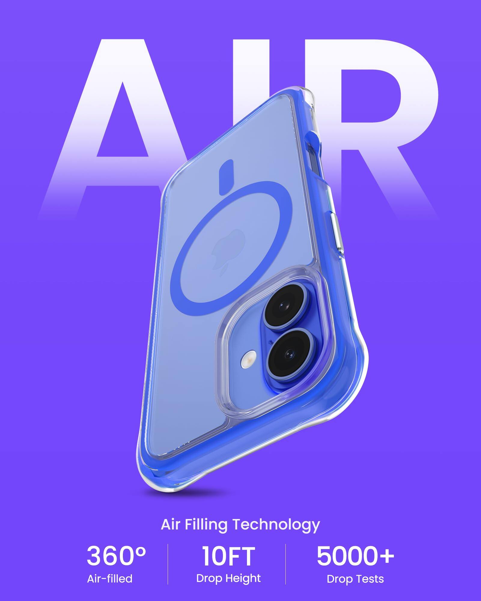 AAR Air Filling Technology 360° Air-filled 10FT Drop Height 5000+ Drop Tests