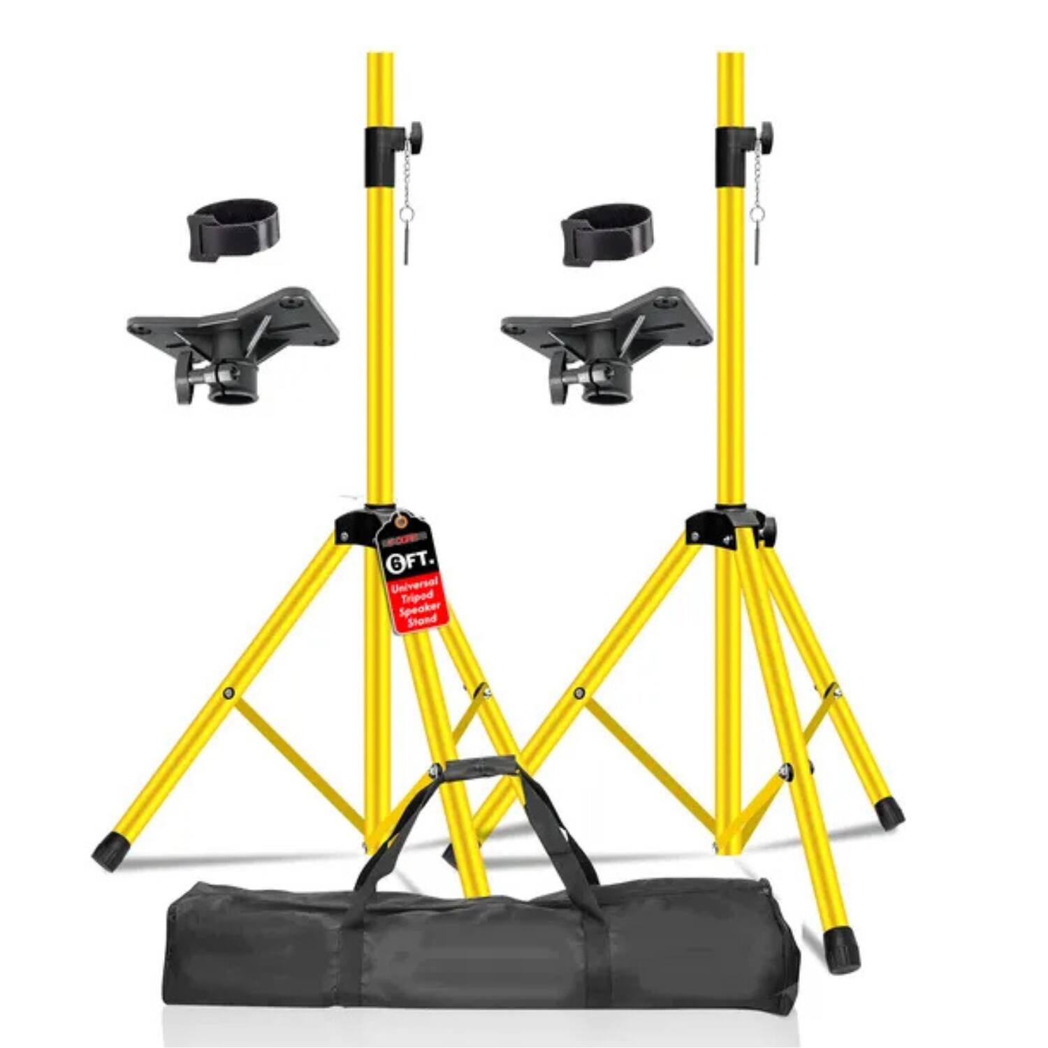 6FT. Universal Tripod Speaker Stand
