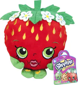 License 2 Play - Shopkins 8" Plush: Strawberry Kiss - Red