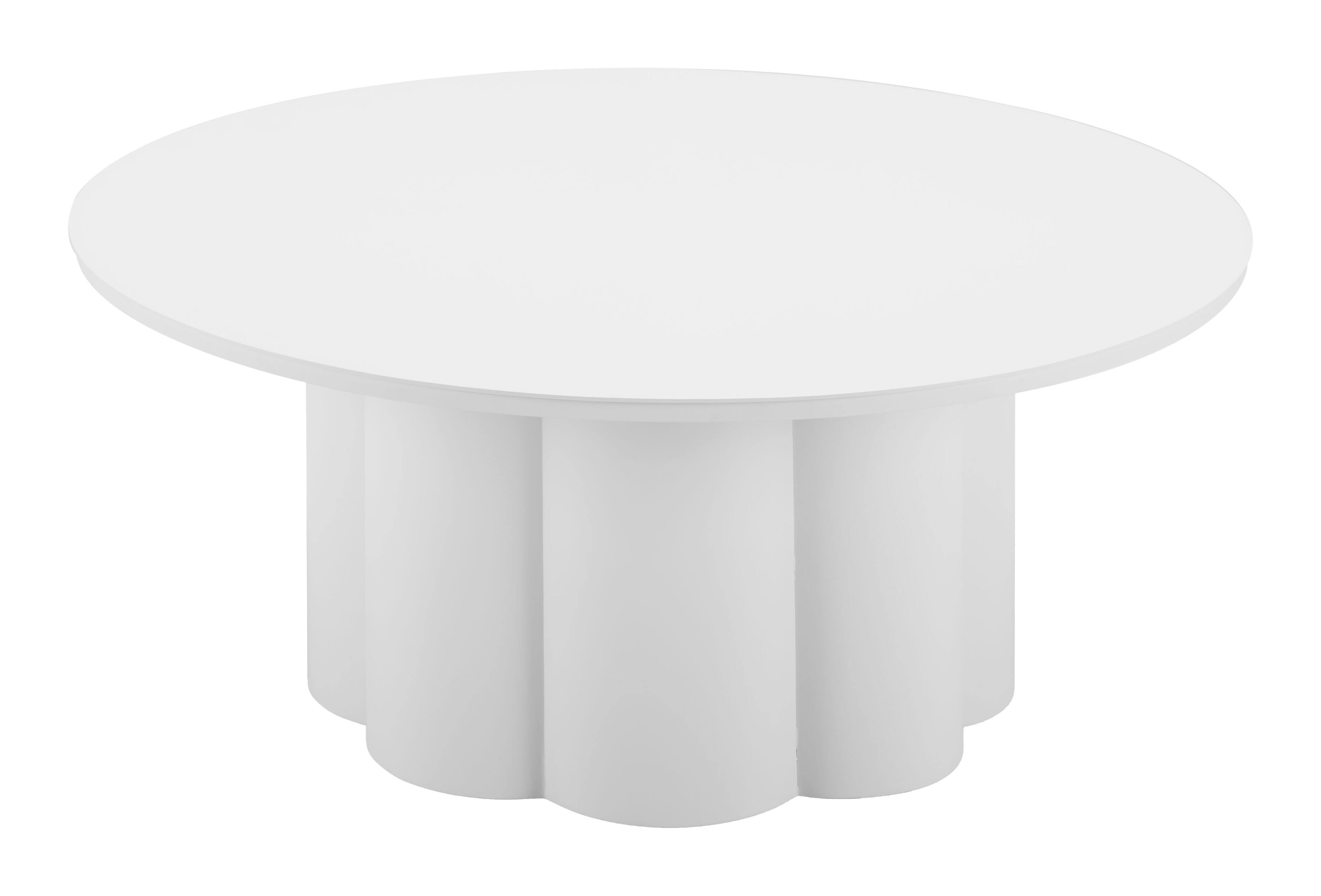 Alt View 2. Hivvago - Palmier Coffee Table White - White.