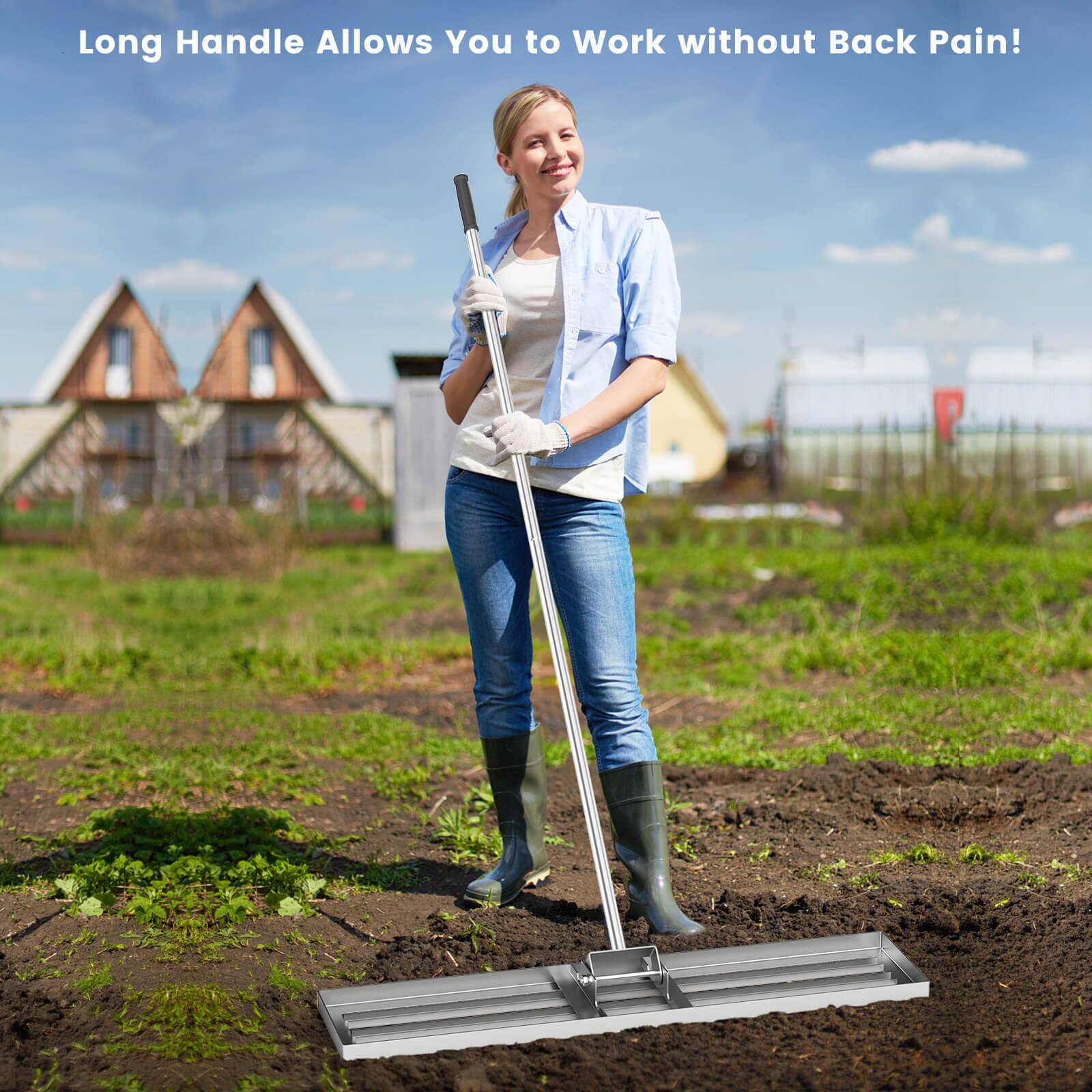 Long Handle Allows You to Work without Back Pain!