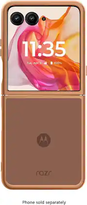 SaharaCase - Venture Series Hard Shell Case for Motorola Razr Ultra (2025) - Sand Orange