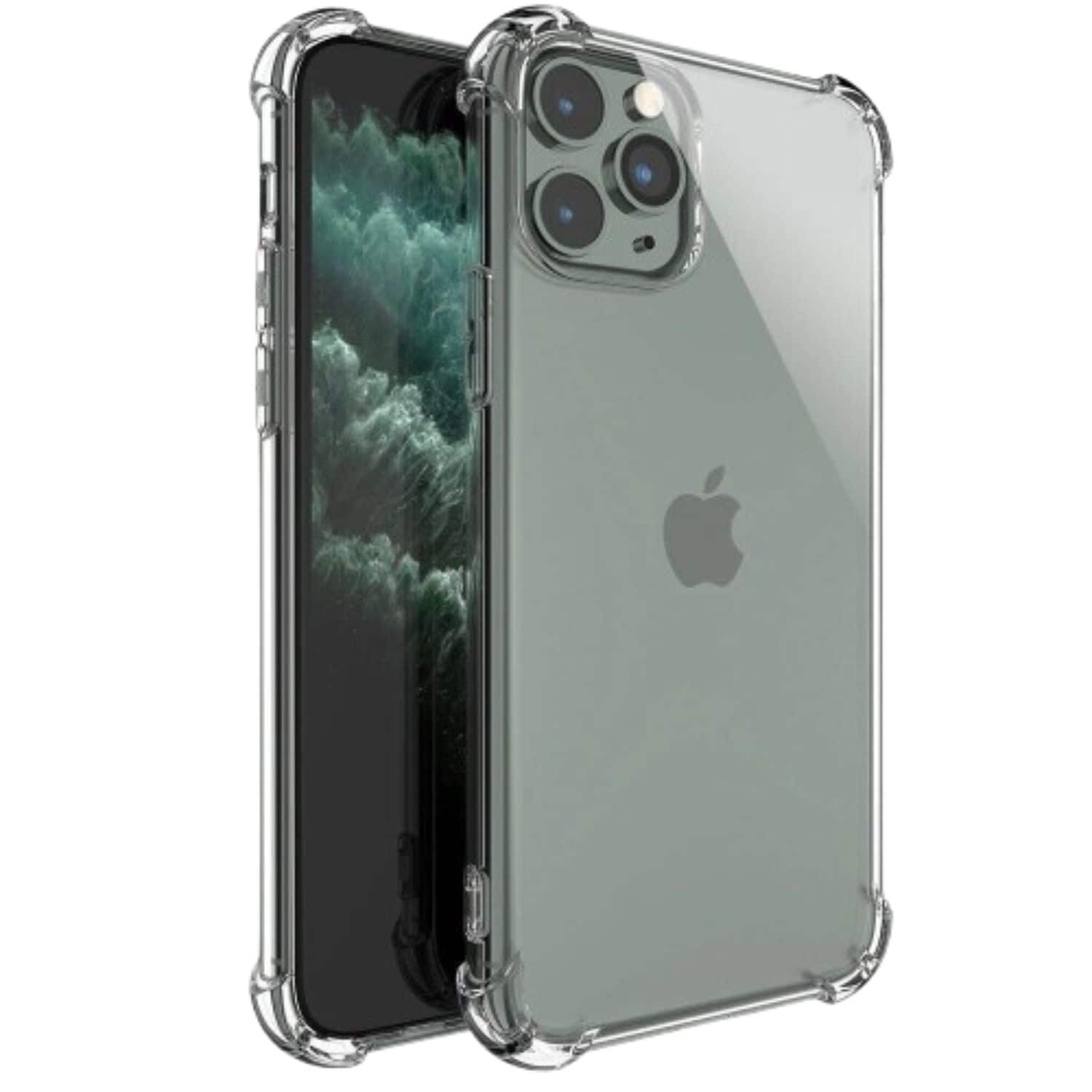 Home Collection - Shockproof Bumper Case for iPhone 17 (6.3") – Slim Protective Cover with 3x Screen Protectors - Clear