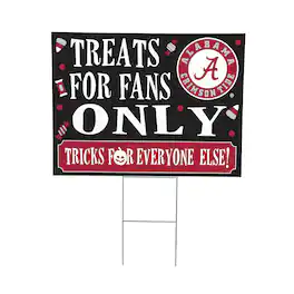Evergreen Enterprises - Alabama Crimson Tide 18" x 24" Halloween Treats Outdoor Yard Sign - Multicolor