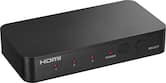 Insignia™ - HDMI 3-Port Switch with 4K HDR Inputs - Black