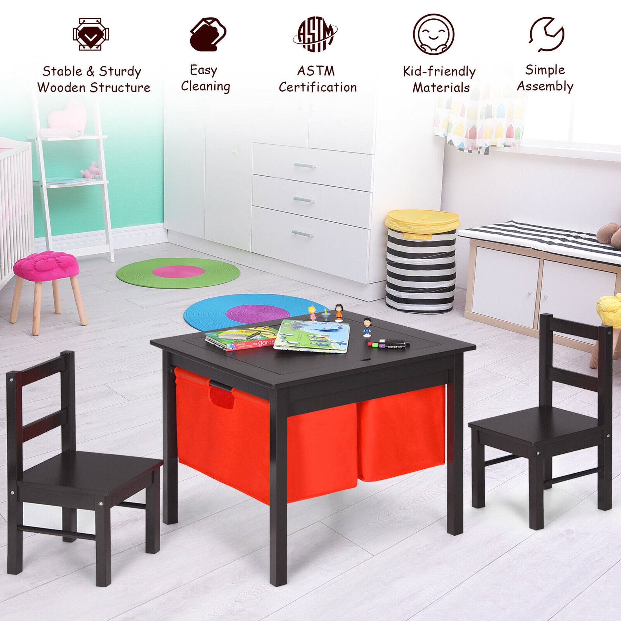 - Stable & Sturdy Wooden Structure
- Easy Cleaning
- ASTM Certification
- Kid-friendly Materials
- Simple Assembly
