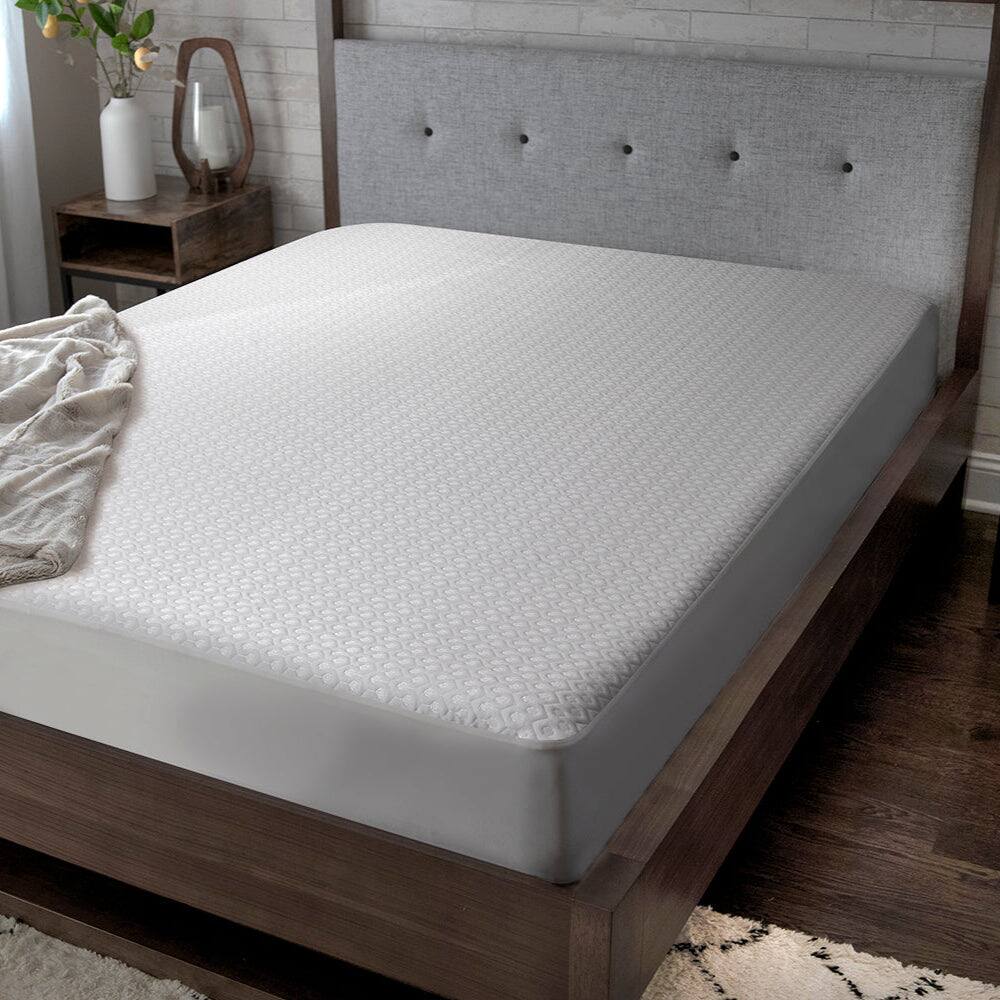 Left. Bedgear - Dri-Tec Mattress Protector - White, Twin - White.