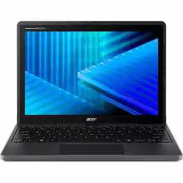 Acer - TravelMate B3 Spin 12 B312RN-31 2-in-1 12.2" IPS LCD 1920 x 1200 (WUXGA) Touch Screen - Intel N-Series - 128GB eMMC - Black