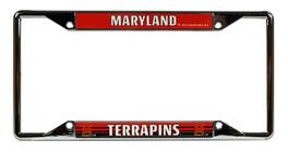 Rico Industries - Maryland Terrapins Chrome EZ View License Plate Frame - Multi
