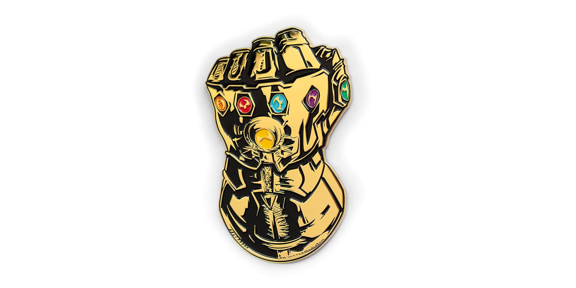 Alt View 1. Marvel - Marvel Avengers: Endgame Infinity Gauntlet Pin | Huge Oversize Pin | 6 Inches - Gold.
