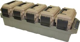 HM 1810 - MTM AC4C 4 can Ammo Crate Convenient size Stackable easy carry transport 30 caliber ammo Rugged - AC5C