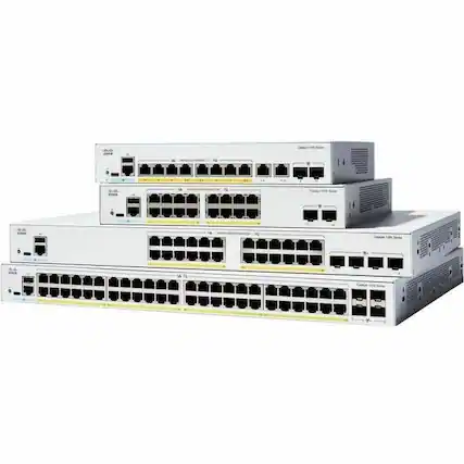 Front. Cisco Consumer Products - Cisco Catalyst C1200-48T-4G Ethernet Switch - 48 Ports - Manageable - Gigabit Ethernet - 10/100/1000Base-T, 1000Base-X - Unknown.