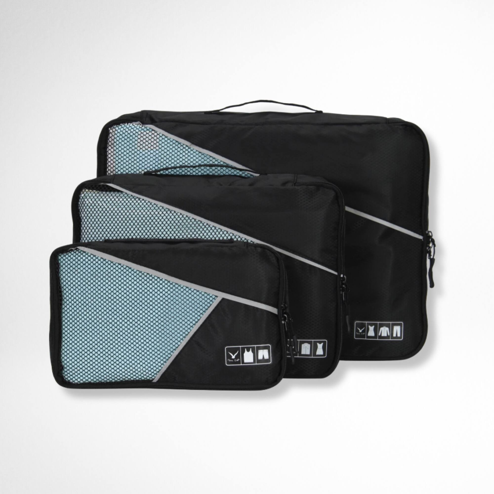Hynes Eagle Basic Travel Packing Cube Set (3 pcs) Black - Best Buy
