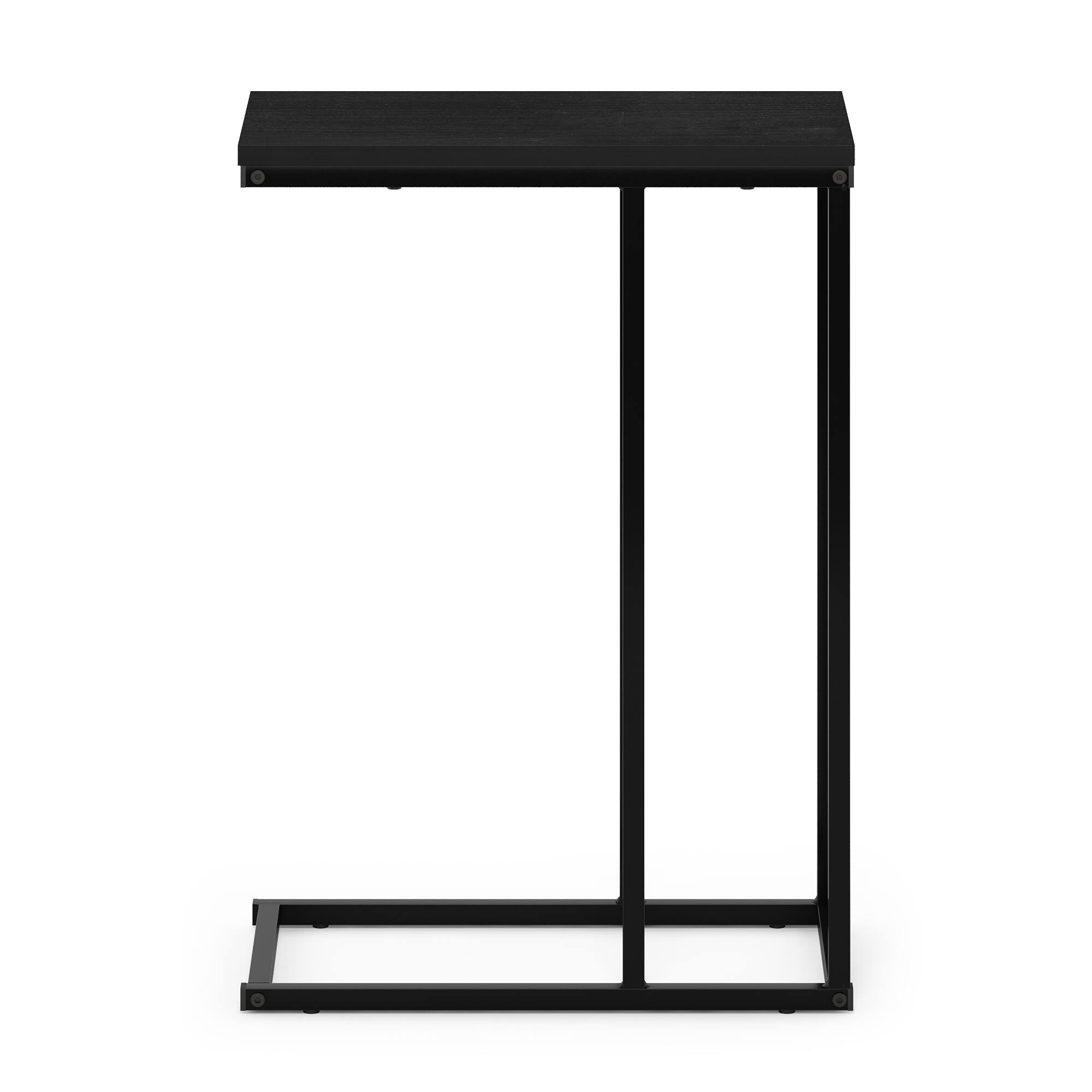 Alt View 5. Furinno - CAMNUS Night Stand, C-shape Nightstand, Metal Frame Side Table, End Table, Bedside Table - Americano.