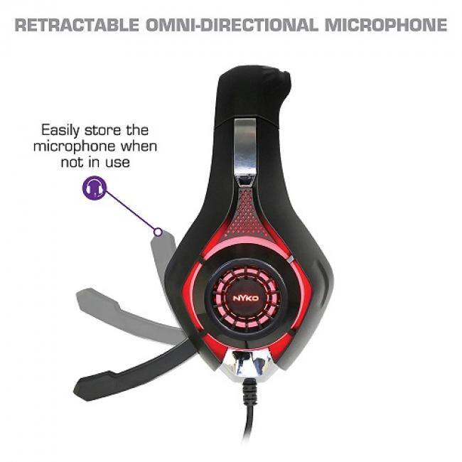 RETRACTABLE OMNI-DIRECTIONAL MICROPHONE

Easily store the microphone when not in use

NYKO