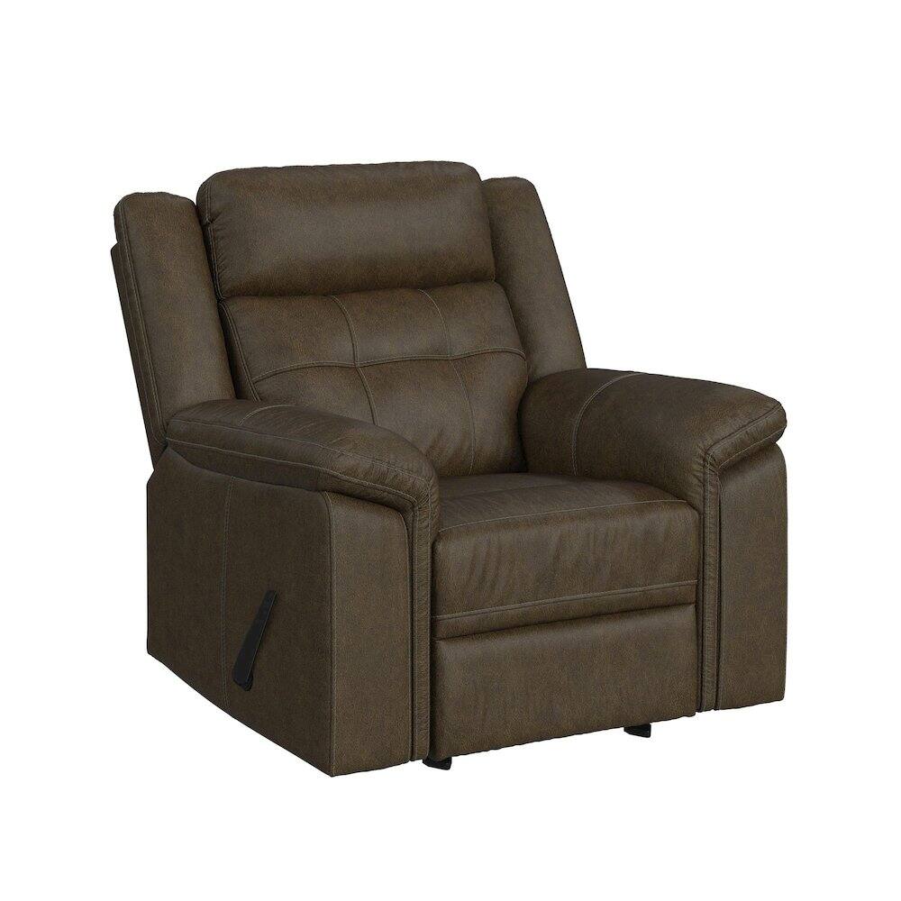 Left. Picket House Furnishings - Odyssey Rocker Recliner in Vine Chestnut - Chestnut.