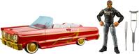 WWE - Lucha Low Rider Vehicle with Rey Mysterio Action Figure - Red - Front_Zoom