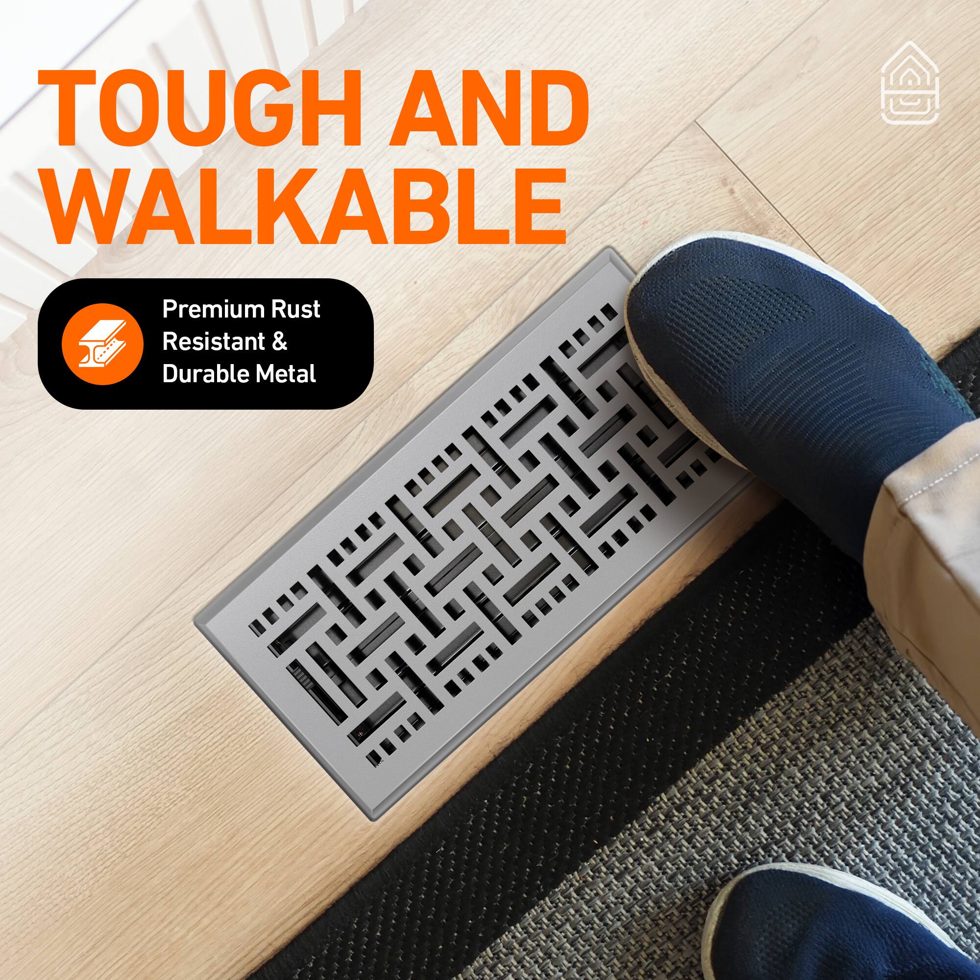 TOUGH AND WALKABLE

Premium Rust Resistant & Durable Metal