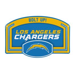 Evergreen Enterprises - Los Angeles Chargers 11" x 17" Embossed USA Steel Buckle Wall Sign - Multicolor