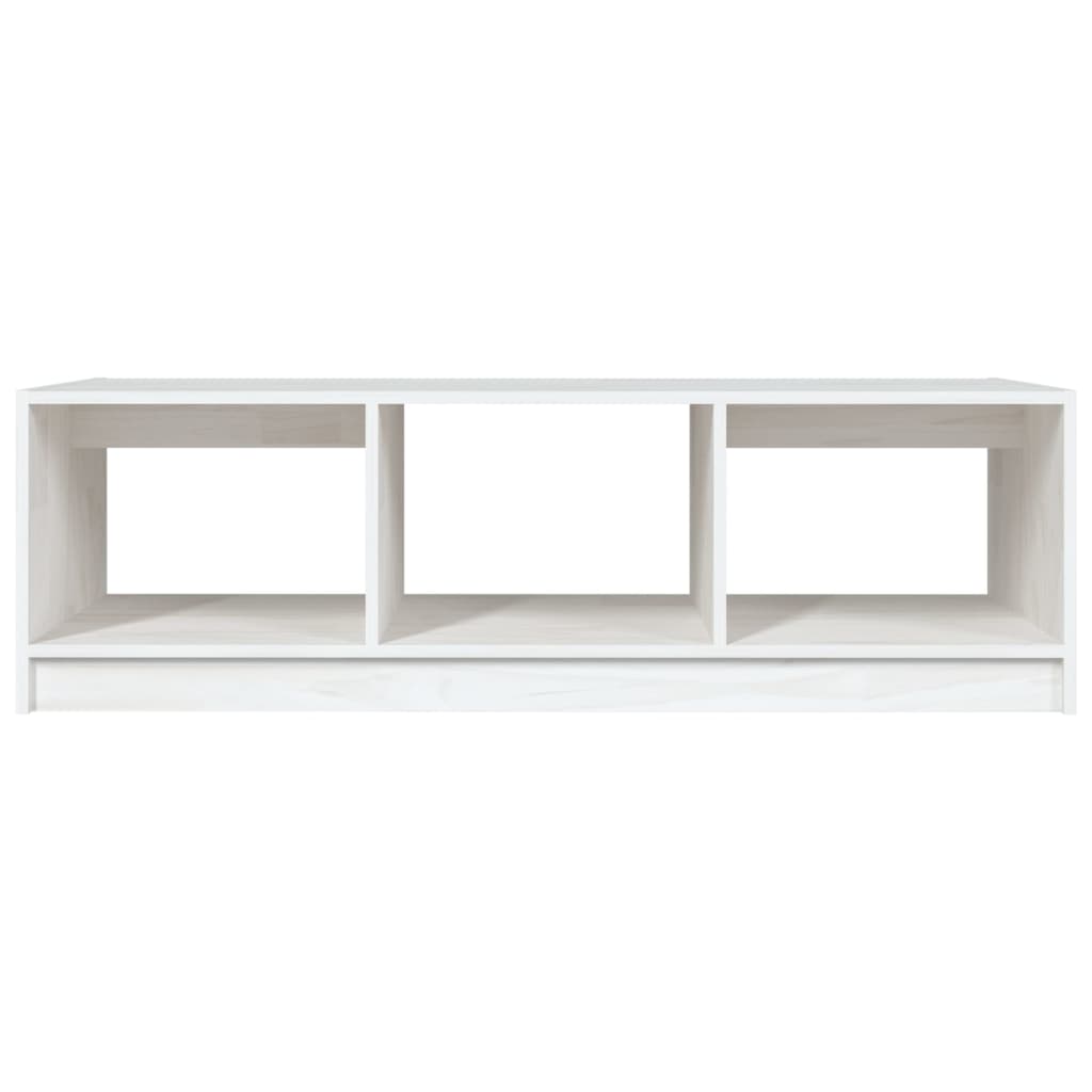 Alt View 4. Boyel Living - 19.7 x 43.3 x 13.4 in. Coffee Table Natural Pine Solid Pinewood Medium Side Table in White - White.