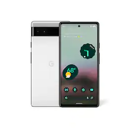 Google - Refurbished Excellent - Pixel 6a GX7AS (Fully Unlocked) 128GB - Chalk