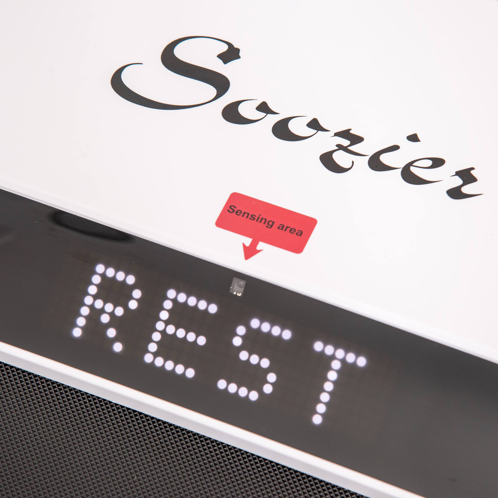 The text in the image should be corrected and grouped as follows:

"Scorier Sensing area"