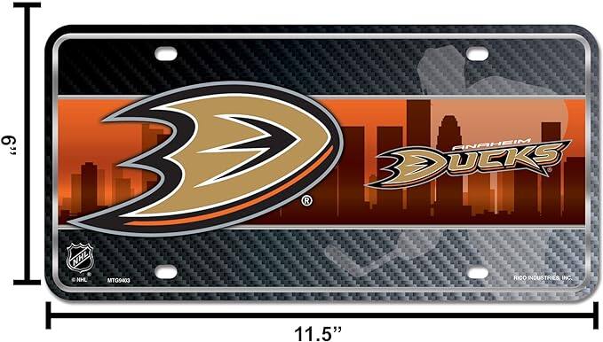 6" | ANAHEIM DUCKS NHL RICO INDUSTRIES INC MTG9403 11.5"